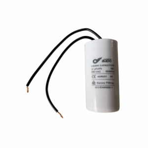 CAPACITOR PERMANENTE ALUMINIO C/FIO 12UF 250V OU 380V AC60