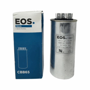 CAPACITOR DUPLO 50+4 MFD 44OV ALUMÍNIO